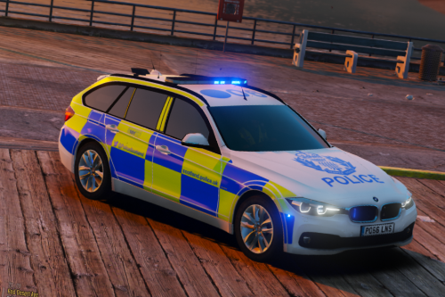 Police Scotland BMW 330D Marked
